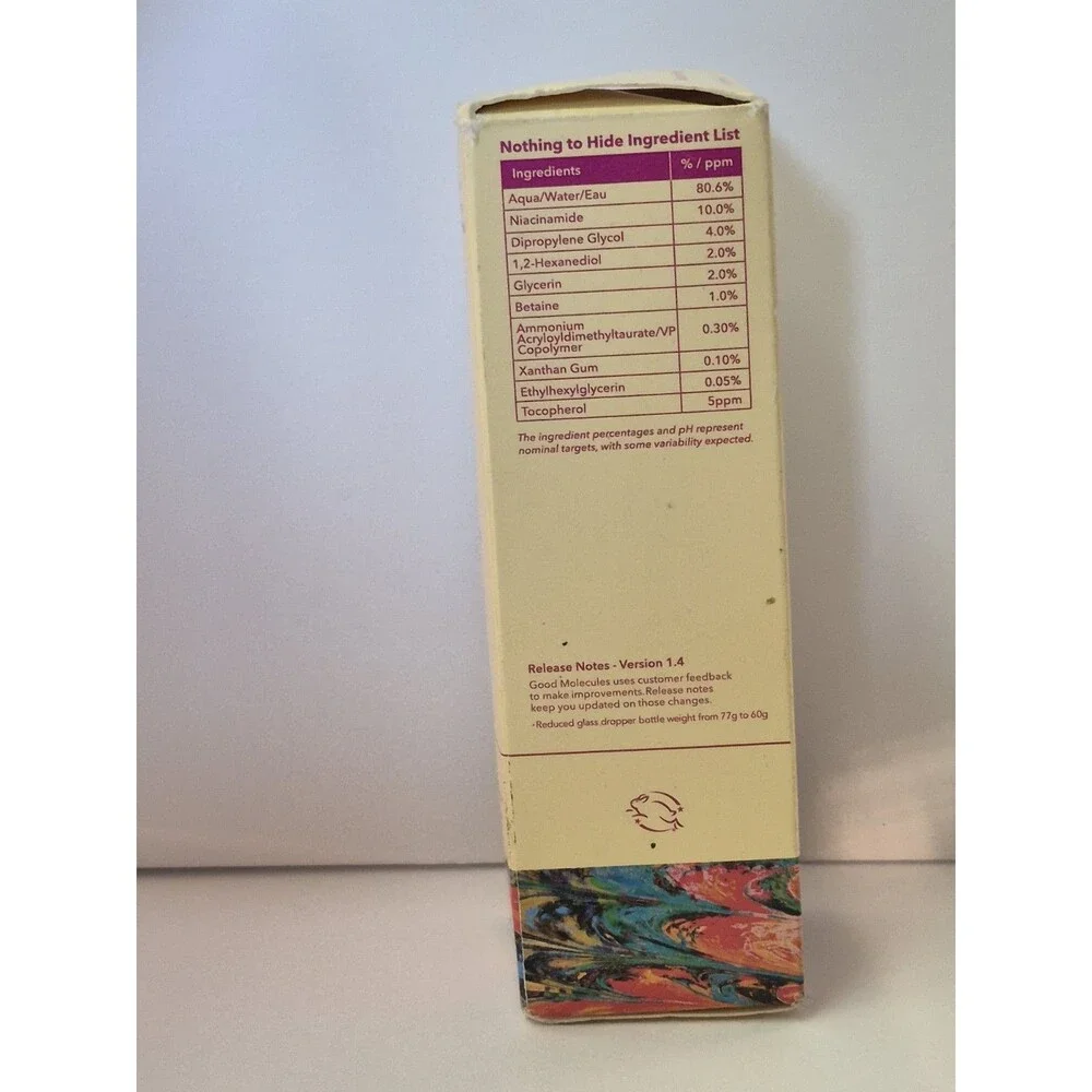 Good Molecules Niacinamide Serum Pore Texture Improvement 1 Oz 30 mL New